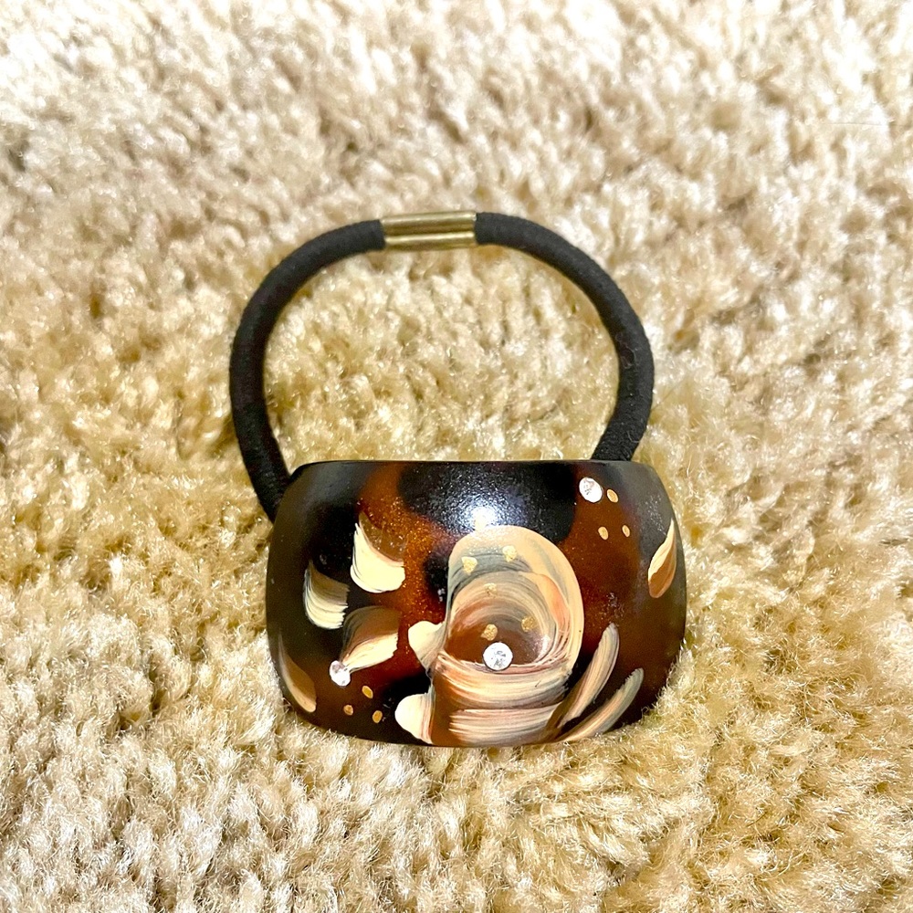 Hair Tie with Emblem